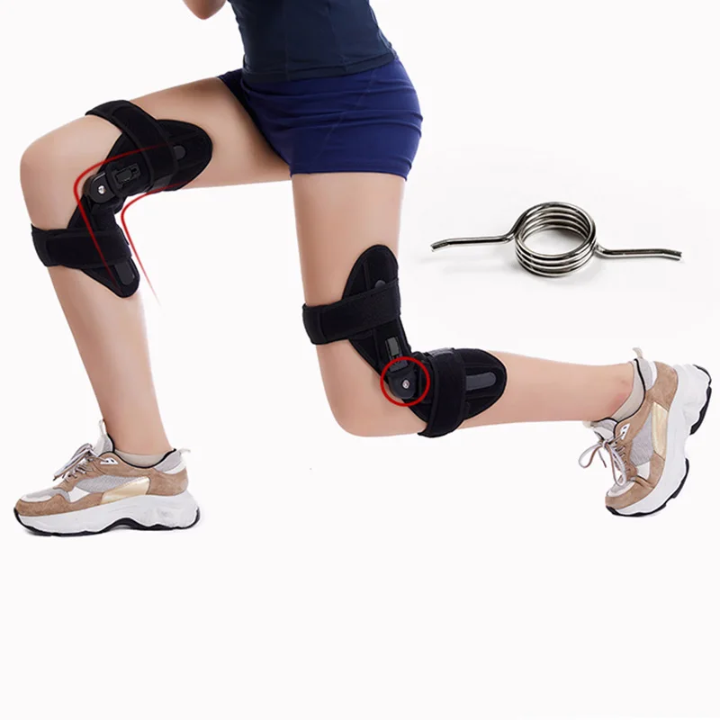 Ceny 1 szt. Nowa ochrona kolan 3 prędkości mocna regulacja siły sprężyny podnoszenie wspólne wsparcie antypoślizgowe może złagodzić ból stare zimne nogi