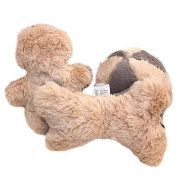 

3 Pcs Pet Playing Plush Doll Squeak Sound Chew Molar Dog Toys Newborn Puppies