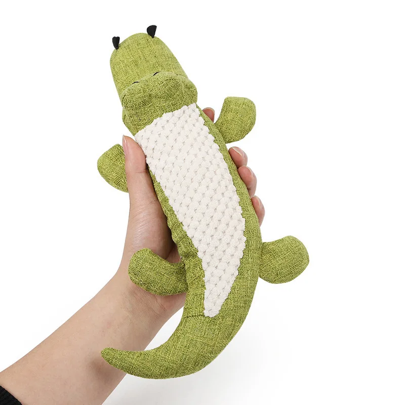 28 см имитация крокодила может звучать плюшевая игрушка Kawaii красочные модели животных милое постельное белье с мультяшным рисунком мягкие игрушки для домашних животных, для собак