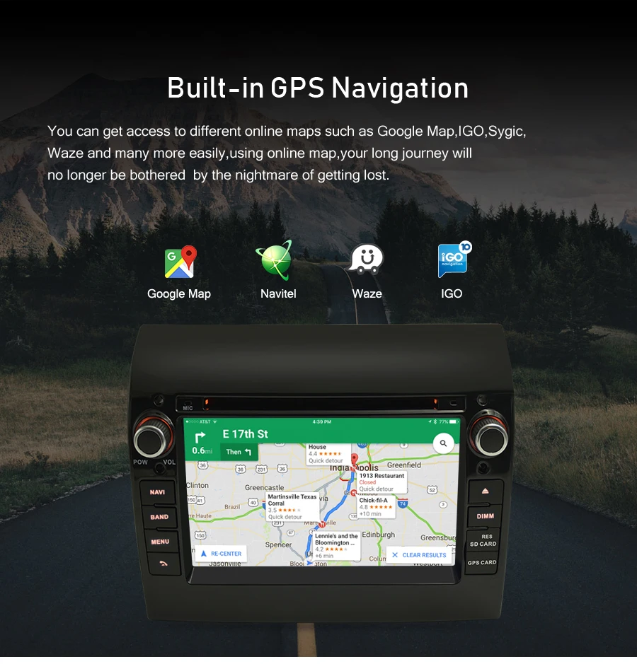 Top Android 9.0 Car DVD Player GPS Navigation Multimedia Stereo For Fiat Ducato 2008-2015 Citroen Jumper Peugeot Boxer WIFI Radio 9