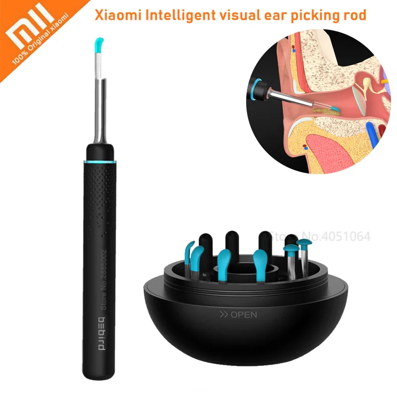 Xiaomi Bebird Smart Visual Ear Picking Rod Multifunction In-Ear Endoscope With Magnetically Charged