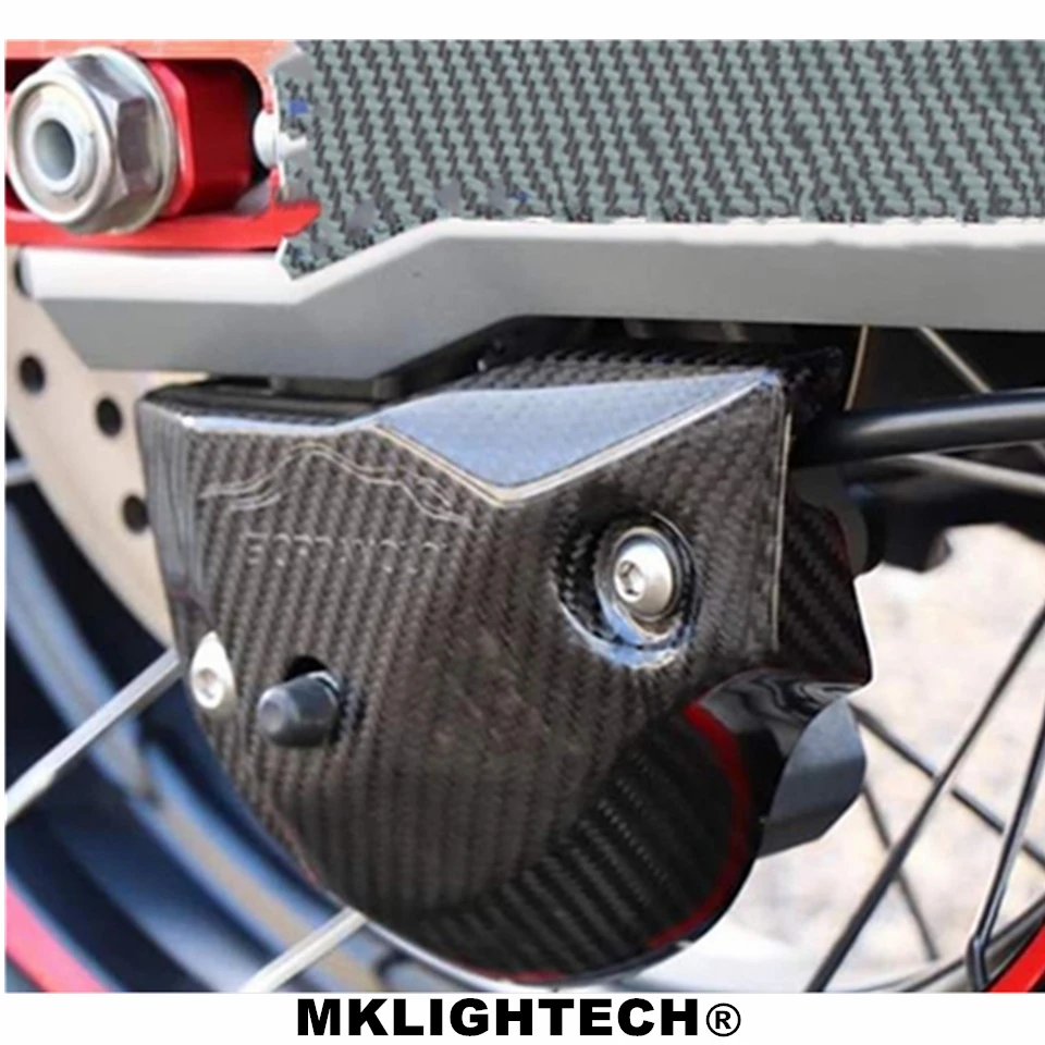 

MKLIGHTECH For HONDA X-ADV X ADV 300 750 1000 2017-2019 Motorcycle Carbon Fiber Rear Caliper Cover Rear Wheel Brake Protector