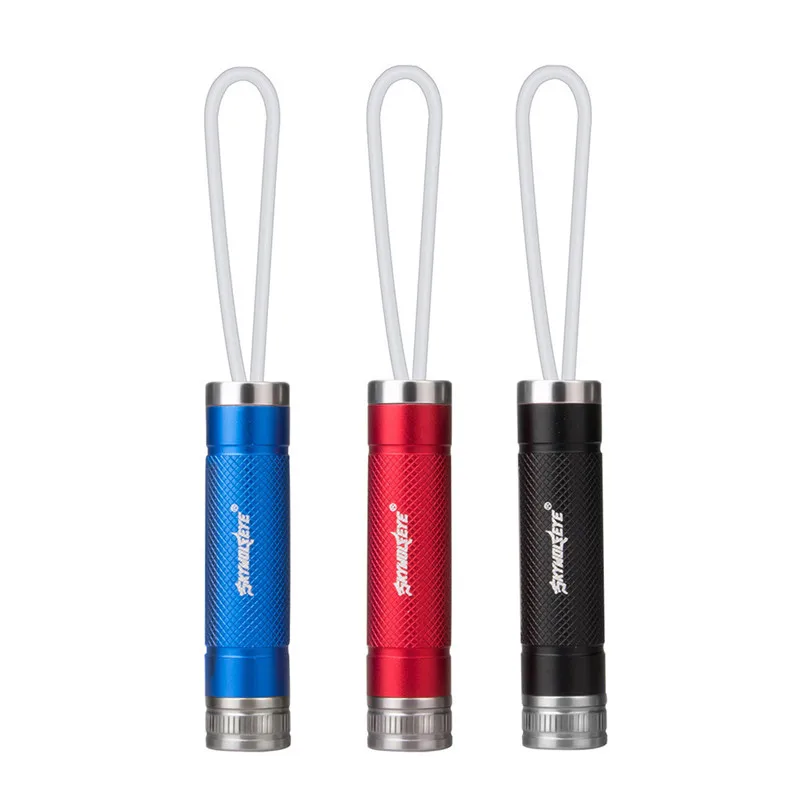 led flashlight Mini Super Bright COB LED Camping Flashlight Light Key Ring Keychain Torch Lamp #4N28 (13)