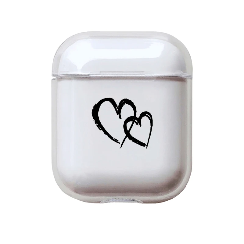 Мягкий милый Чехол Air Pods для Apple Airpods, роскошный простой прозрачный чехол для Airpods в Bluetooth, аксессуары для наушников - Цвет: I201053