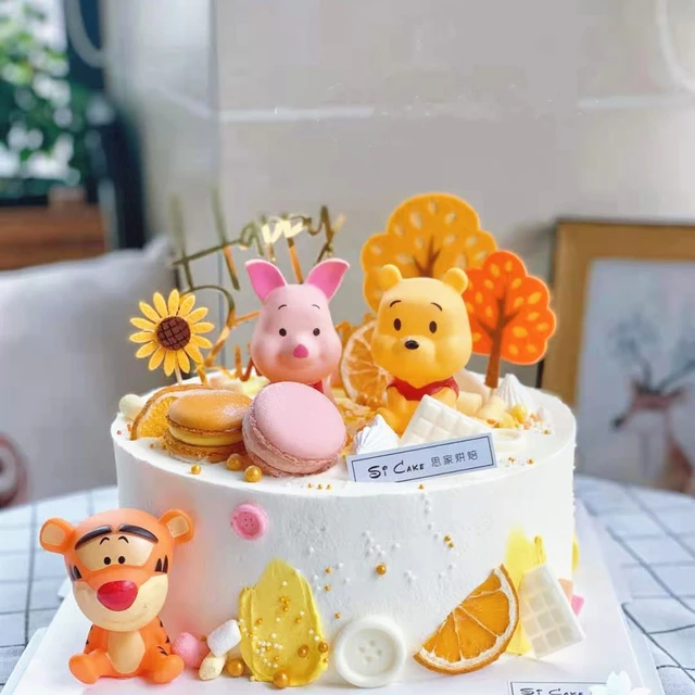 Winnie Pooh Cake Topper Printable  Winnie Pooh Cake Topper Figurines -  Disney Cake - Aliexpress