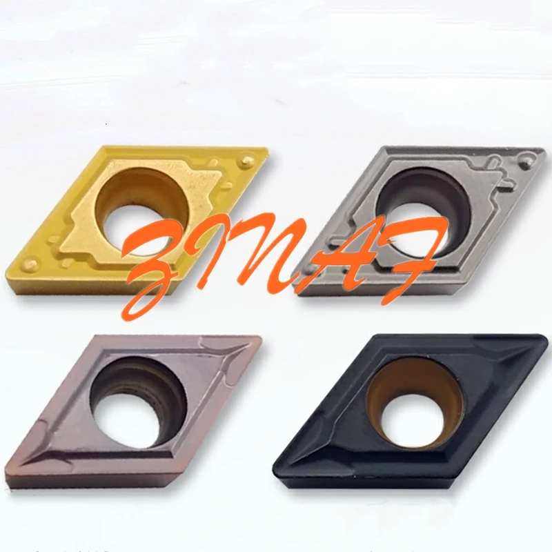 

DCMT070204 carbide inserts external turning tools CNC inserts milling cutters lathes for SDJCR/L07 lathe tools turning inserts