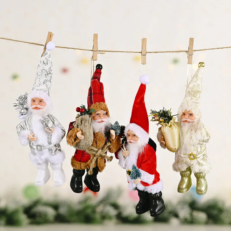2021New Year Santa Claus Fabric Dolls Christmas Ornament Home Decorations for Christmas Toys for Kids Xmas Navidad Christma Gift 2021New Year Santa Claus Fabric Dolls Christmas Ornament Home Decorations for Christmas Toys for Kids Xmas Navidad Christma Gift