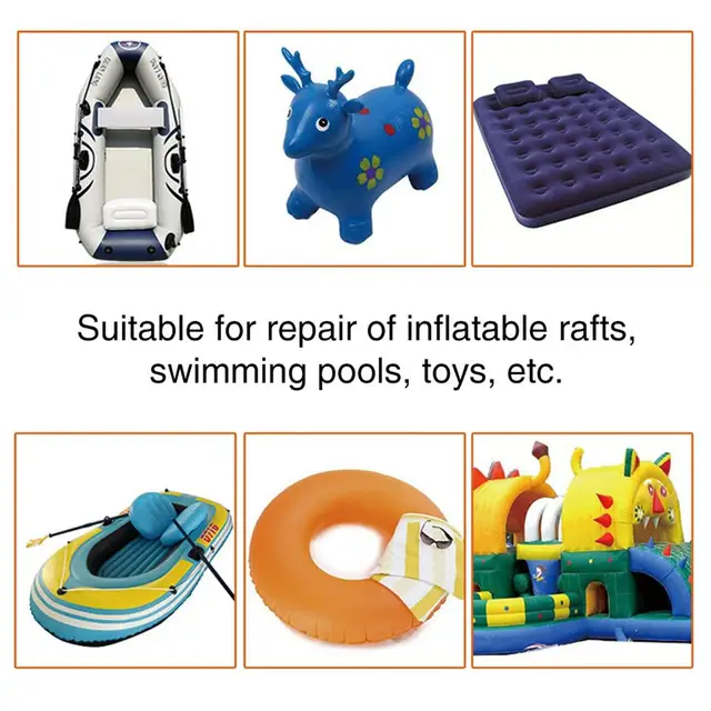 6Db/Beállított Pvc Javító Ragasztó Készlet Iatable Kayak Csónak Pattogó Kastély Kiegészítők Bőr Kanapé Gumi Dinfikó Szerszám - Image 3