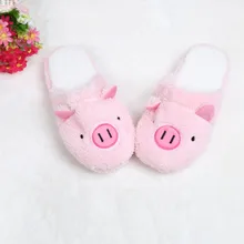 SAGACE Winter Warm Slippers Women's Indoor Home cotton Shoes Lovely Pig Home Floor Soft Slippers Female Shoes buty damskie A1031