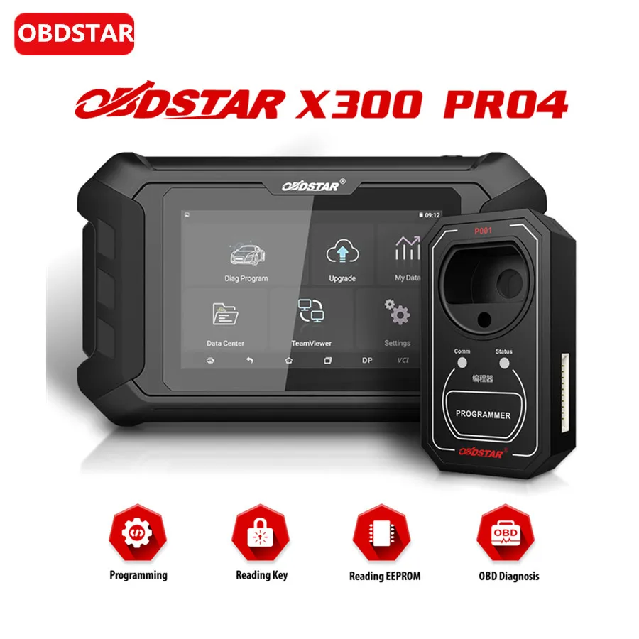 OBDSTAR X300 PRO 4 Ключевые программист те же IMMO функции, что и X300 DP Plus поддержка нового автомобиля x300 pro4 ключ мастер бесплатное обновление