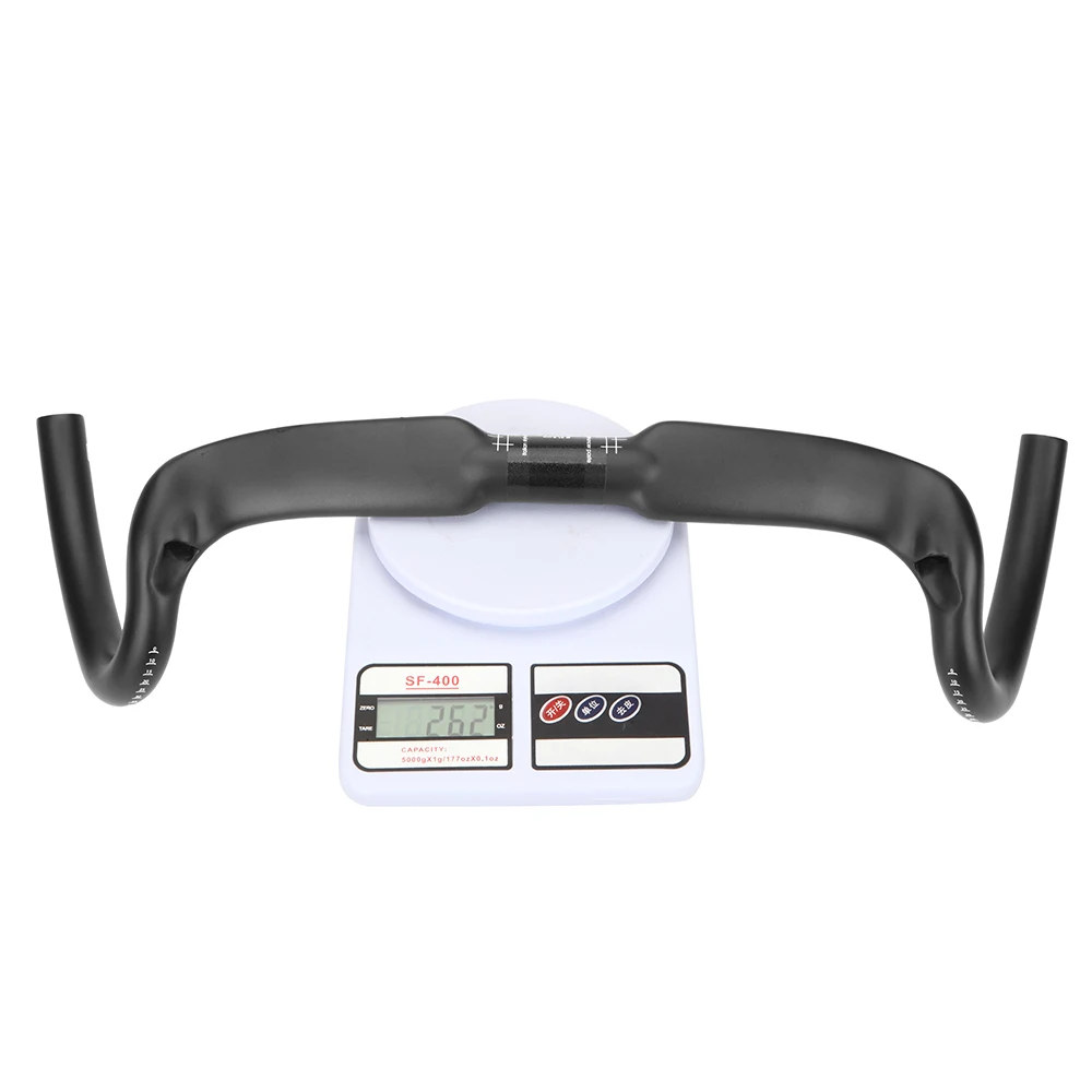 Carbon Gravel Bicycle Handlebar 370/390/410/430mm Big Flare Bar Cyclocross Road Bike