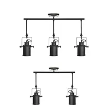 2/3 головок, потолочный светильник в стиле лофт, точечный светильник s E27, прожектор, светильник для дома, бара, ресторана, украшения, внутреннее освещение