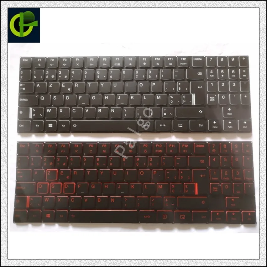 Новая Французская клавиатура Azerty с подсветкой для Lenovo Legion Y520 Y720 R720 15 15IKB BE FR|spanish