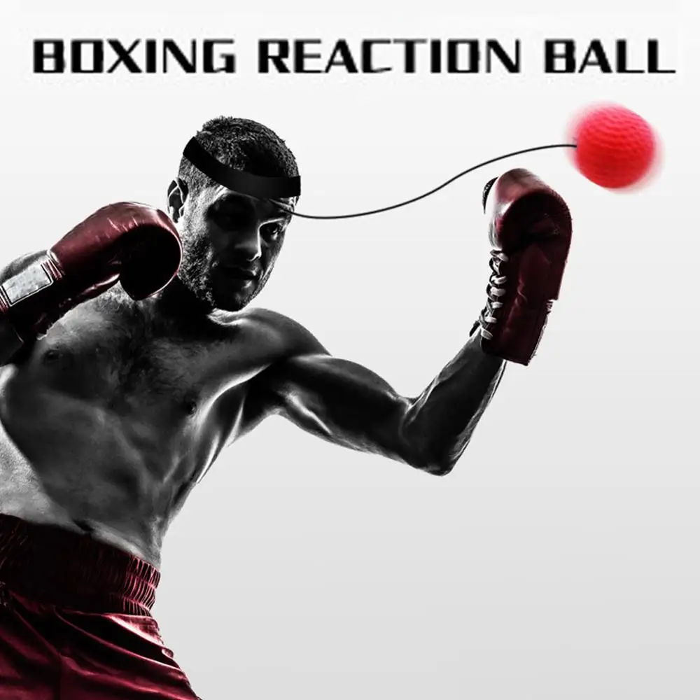 

Boxing Reflex Speed Ball Fitness Boxing Training Head-mounted Boxing Speed Reaction Punch Ball Exercise Boxing Accessories