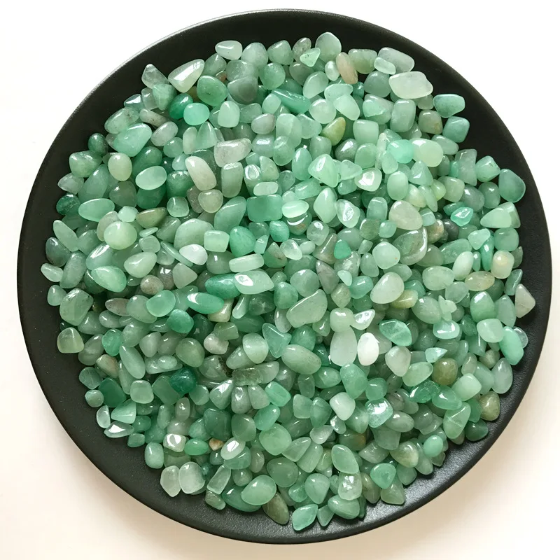 

100g Natural Green Dongling Gravel Crystal Cross Material Landscaping for Buddha Degaussing Purification Cure Crystal