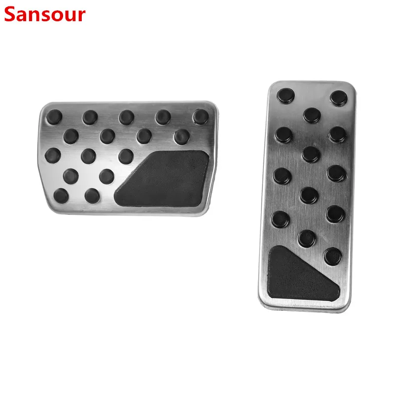 Sansour Interior Pedal For Jeep Grand Cherokee 2011 2016 Stainless steel antislip Foot Rest