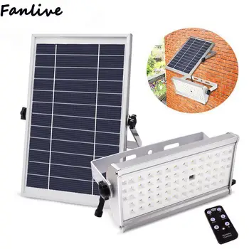 

10pcs Leds Light Super Bright 1500lm 12W Spotlight Wireless Outdoor Waterproof Garden Solar Powered Lamp With Rremote Control