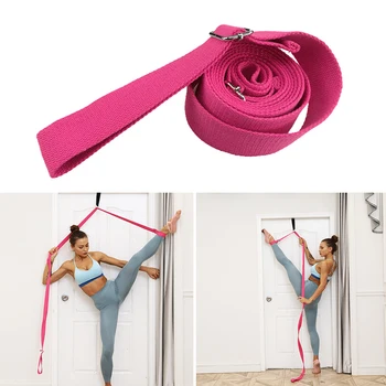 

Pink Ballet Stretch Strap Ballet Training Healthy Model Life for Leg Stretching in Dance Gymnastics Cheerleading Ice Skating