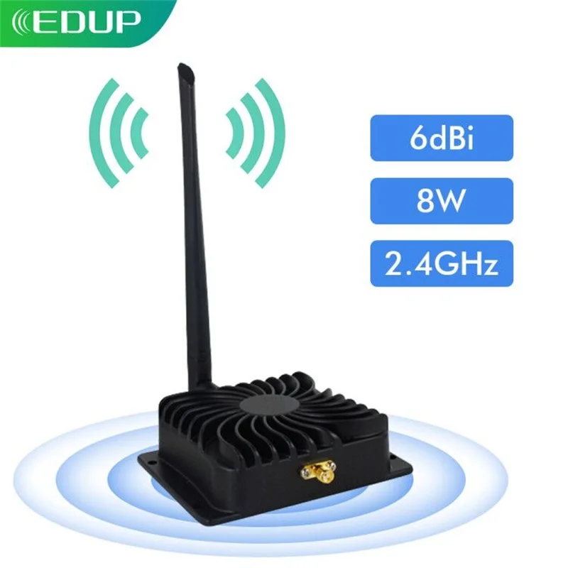 Edup Wifi Impulsionador wi fi Amplificador de Potência 2.4ghz 4w Wifi Signal Booster Faixa sem Fio Repetidor para Roteador Wi-fi Acessórios Antena - Imagem 2