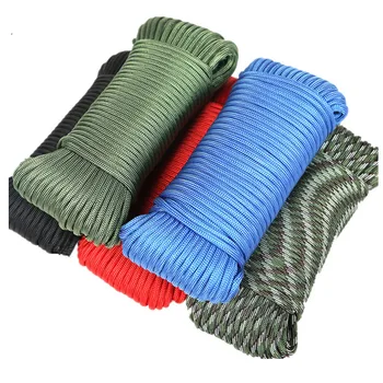 

Military Regulation 9-core Umbrella Cord Outdoor Rope Umbrella Rope 4mm Braided Parachute Rope Tent Rope Survival Safety Rope
