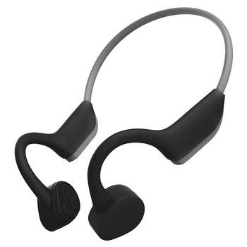 

J20 Bluetooth Wear Wireless Headphones Bone Conduction Earphone Outdoor Sport Headset with Microphone Handsfree Headsets Black &