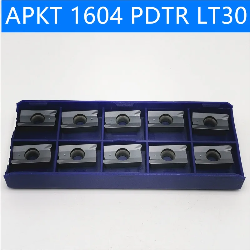 

50PCS APKT1604 PDTR LT30 Carbide Insert Turning Tool Turning Milling Cutter CNC Cutting Tool Slot Cutting