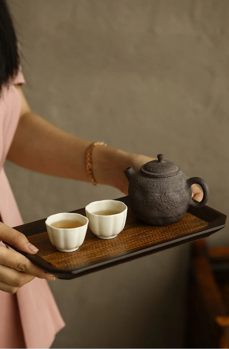 LUWU bandejas de chá mesa de chá