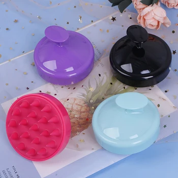 

Massage Brush Hair Wash Brush Head Body Shower Massager Comb Silicone Acupoint Head Meridian Relaxing Massage Comb Tools