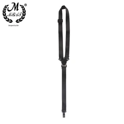 Adjustable Ukulele Neck Strap with Buckle - Nylon Shoulder Belt (Black)