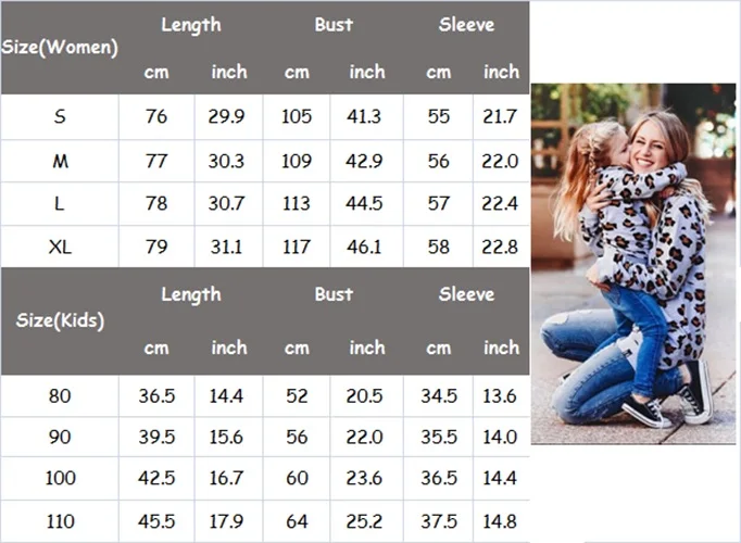 Family Matching Outfits mommy and me clothes Fashion Leopard Hoodies women Kids boy girls Sweatshirt hoody top family clothing