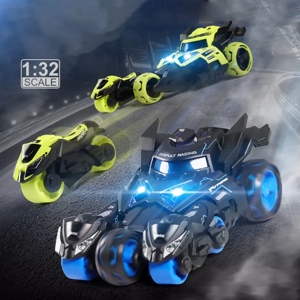 

1/32 Die Cast Three-in-one Stunt Sports Car Model Toy Alloy Simulation Sound Light Pull Back Supercar Toys Vehicle For Gift
