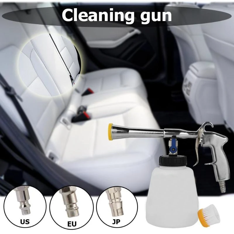 

High Pressure Car Wash Water-Gun for Tornador Washer Auto Interior Deep Detailing Cleaning Machine Sprayer-Gun with Brush