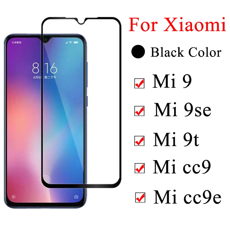 Защитное стекло на Xiaomi mi 9 9 t 9se cc9 cc9e бронированный протектор экрана xia mi 9 t9 t Cc Закаленное стекло пленка ksio mi защита