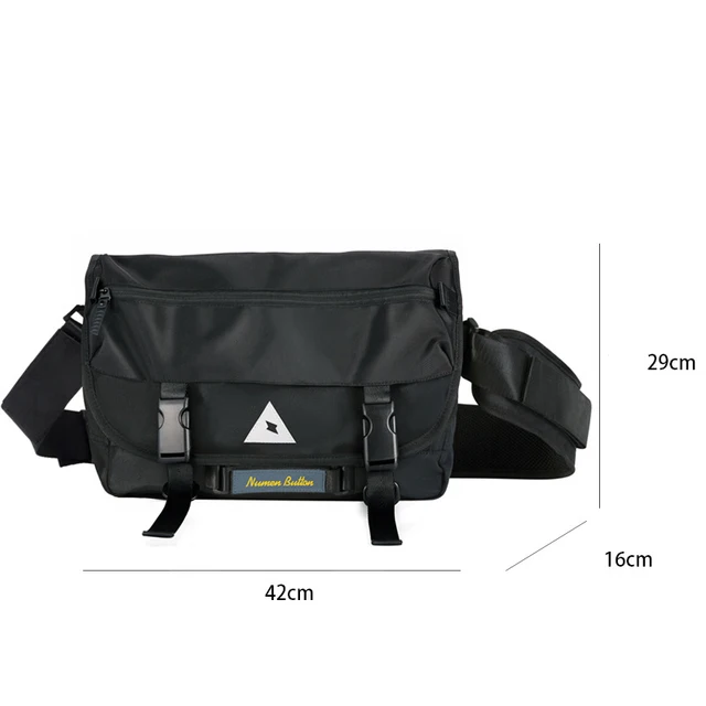 2021 New Casual Fashion Crossbody Bags Men High Quality Leather Nylon Messenger Bags Black Laptop Bag Travel Bag XA697ZC M Nylon