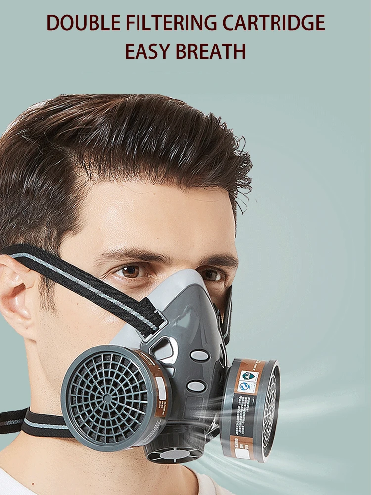Fournisseurs, fabricants, usine de masque à gaz demi-visage réutilisable  anti-gaz anti-organique - Achetez un masque à gaz demi-visage réutilisable  anti-gaz organique à prix grossiste - PPE-PLUS