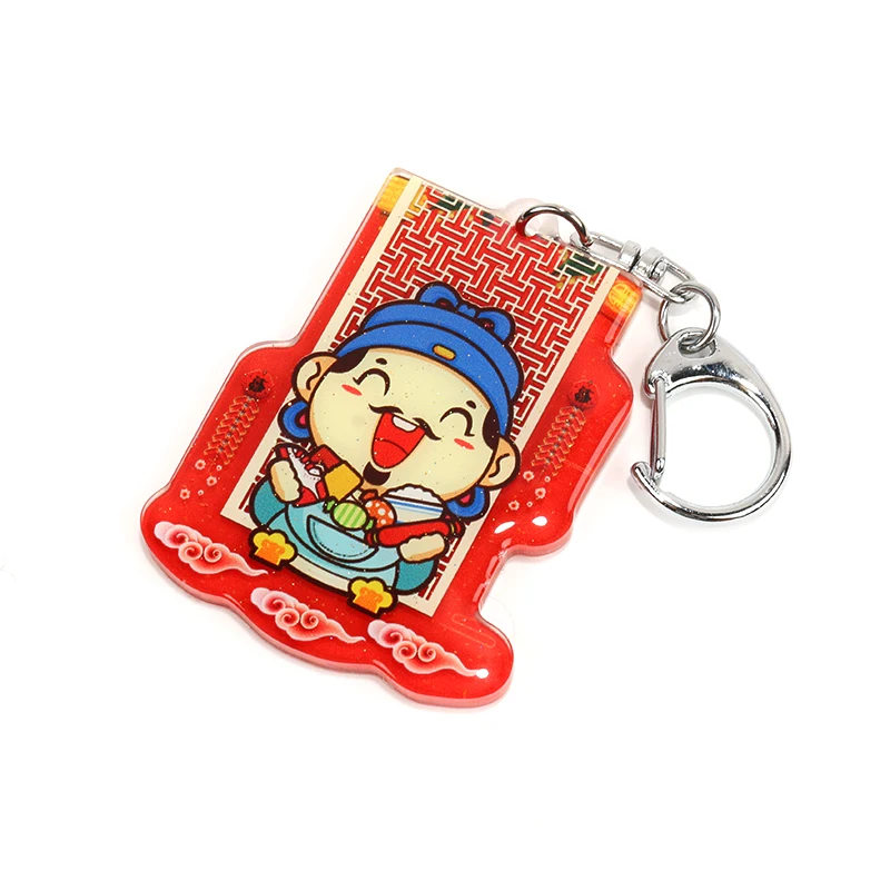VOGRACE custom printed 3D cartoon anime acrylic keychain plastic 3d | Украшения и аксессуары