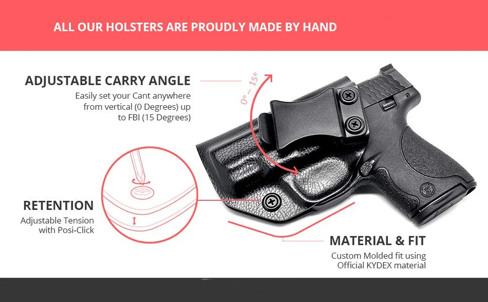 Cytac Smith&Wesson M&P Shield 3,1 Zoll Paddle Holster