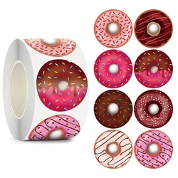 Autocollant de récompense de motivation, 8 modèles, 500 pièces/rouleau, pour anniversaire, vacances, fournitures de pâtisserie pour la maison, 1.5 pouces 