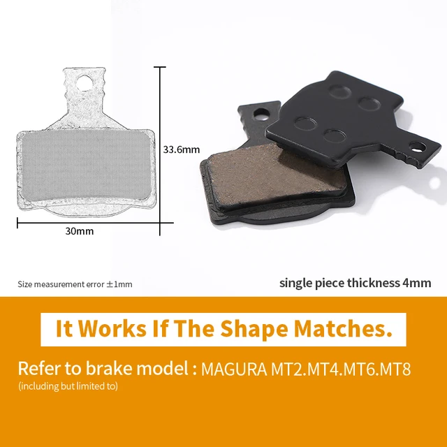 1 Pair of Resin Bicycle Brake Pads are Used For Shimano SRAM AVID HAYES and Other Disc Brakes 857