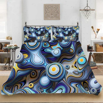 

Bedding set Bedclothes Include Duvet Cover Pillowcase Print Home Textile Bed Linens 3D HD Print Soft Fashion King Size Comforter