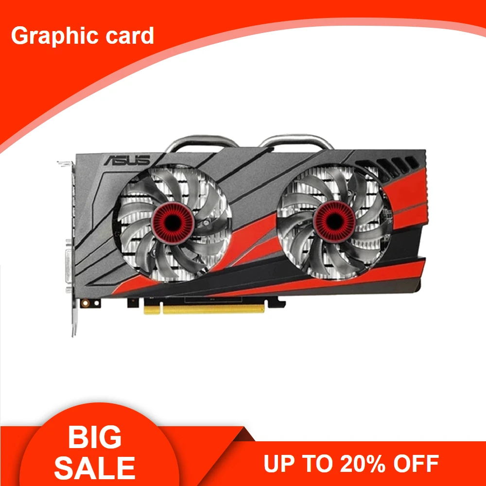Asus graphic card GTX 960 4GB 1050 Ti 2GB 1660 3GB 1060 1065 1650 5GB 6GB placa de video graphics card GPU best graphics card for gaming pc