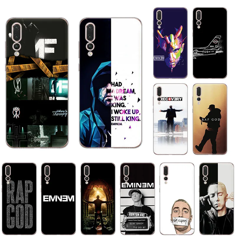 Супер Eminem RAP GOD Мягкий ТПУ силиконовый чехол для телефона huawei P40 P30 Pro P20 lite P10 P SMart2019