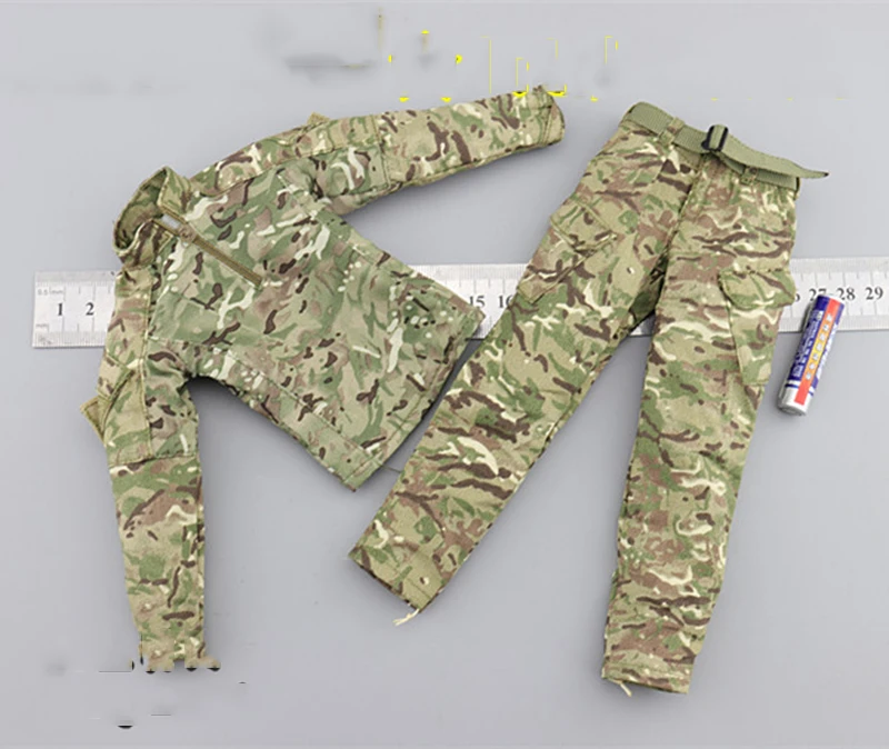 

1/6 Army and Marine Corps Camouflage Pants and Coat Models for 12''Figures Bodies Accessories