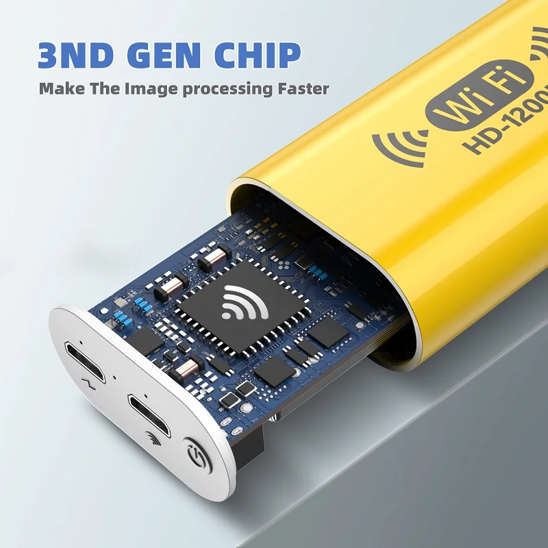 Камера Эндоскоп F130 8 мм светодиодов HD1200P IP67|endoscope camera|wifi endoscopeendoscope cable |