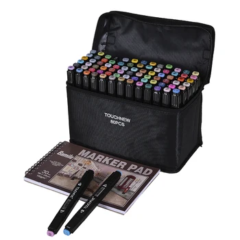 

TouchFIVE Color Art Marker pen Oil Alcohol based Drawing Artist Sketch Markers Pen For Animation Manga Art Supplies