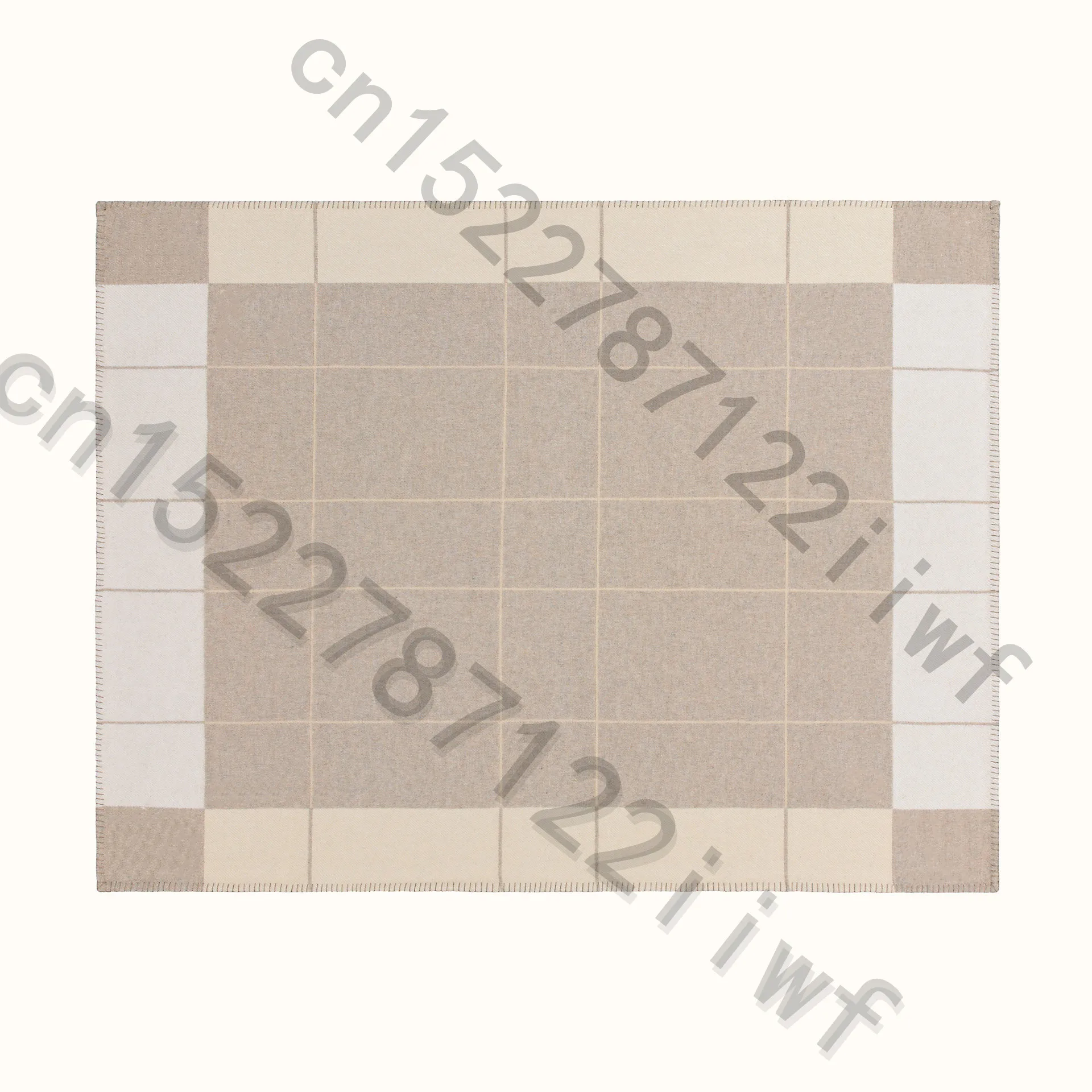 Stripe Beige Брендовое Клетчатое одеяло H из кашемира, вязаный крючком мягкий шерстяной шарф, шаль, портативный теплый диван, кровать из флиса, вязаное розовое одеяло, наволочка - Цвет: Stripe Beige