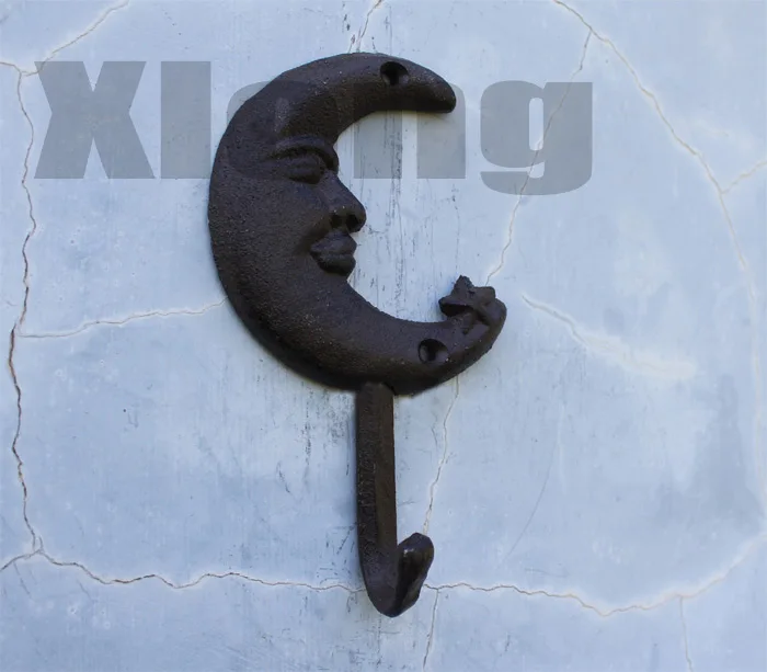 

2pcs 9.5*3.5*16.2cm Vintage Cast Iron Wrought Iron Hook Wall Hanging Coat Hook Hook Coat Hook Coat Hook Hook Hook