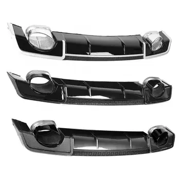 

Rear Bumper Lip Spoiler Diffusers Refit for RS3 ABT Style with 2 Tail Throat Fits for Audi A3 8V 2014 2015 2016 car accessories