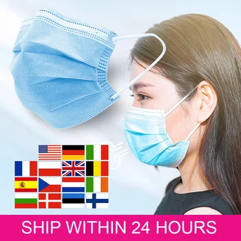 

mask 3 ply Anti Dust Breathing Mouth Mask Disposable Face Mask Filter PM2.5 Outdoor Washable Reusable protective mask