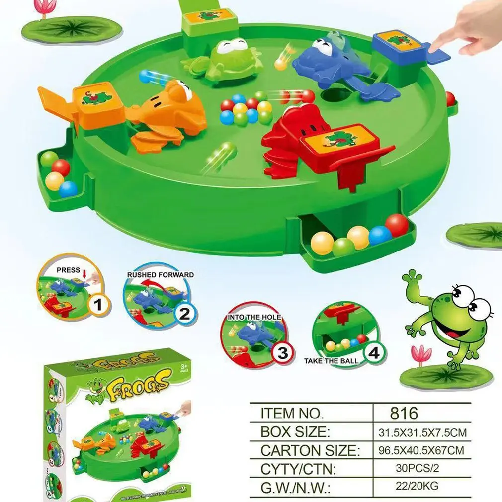 Кормление голодная лягушка Pacman детская игра-головоломка для соревнований, настольная игра для родителей и детей, семейные интерактивные игрушки
